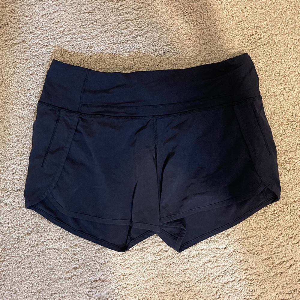 Lululemon Black Speed Up Shorts